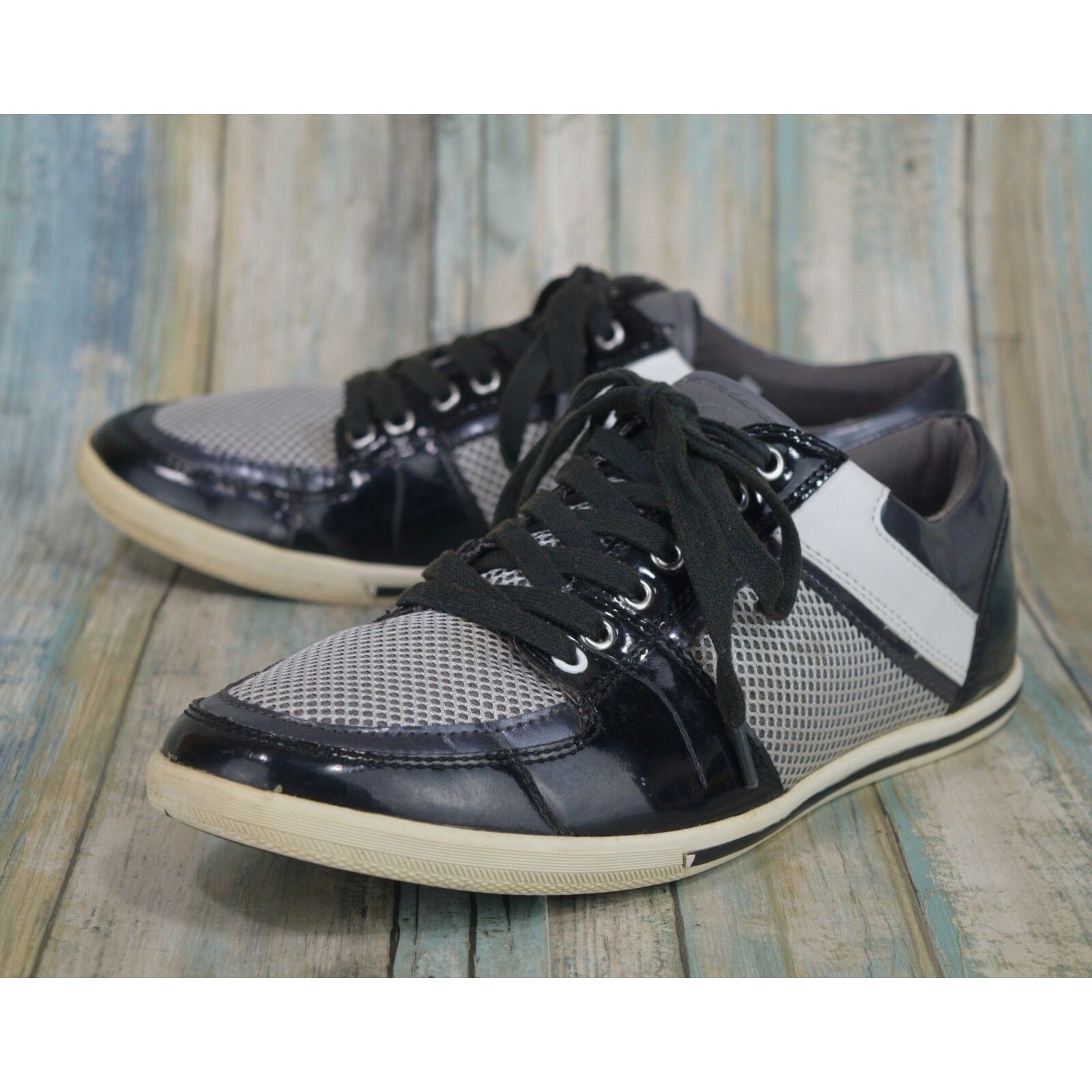Aldo Black Fashion Sneakers Women's Size 9 Eur 40 Casual Shoes